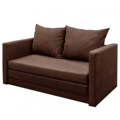 Fredriks Canapé convertible Sartell II - Tissu - Marron foncé