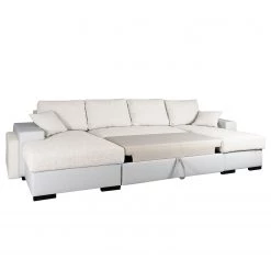 Fredriks Canapé panoramique Bardwell - Similicuir, tissu - Beige / Blanc 9 Fredriks Canapé panoramique Bardwell - Similicuir, tissu - Beige / Blanc -Canapés Soldes Magasin 1000218672 210202 11584800160 DETAILS P000000001000218672