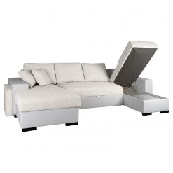 Fredriks Canapé panoramique Bardwell - Similicuir, tissu - Beige / Blanc 10 Fredriks Canapé panoramique Bardwell - Similicuir, tissu - Beige / Blanc -Canapés Soldes Magasin 1000218672 210202 11584900161 DETAILS P000000001000218672