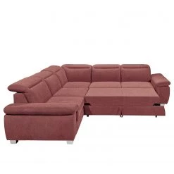 Fredriks Canapé d’angle Mayhill - Tissu - Tissu Roge: Rose vieilli - Fonction lit à droite (vue de face) -Canapés Soldes Magasin 1000222156 201119 09423500404 DETAILS P000000001000222156