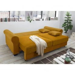 Fredriks Canapé convertible Marcola - Tissu, microfibre - Microfibre Salvo: Ocre -Canapés Soldes Magasin 1000222176 201119 09424000541 MOOD DETAILS P000000001000222176 mood