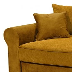 Fredriks Canapé convertible Marcola - Tissu, microfibre - Microfibre Salvo: Ocre -Canapés Soldes Magasin 1000222176 201119 09424000545 DETAILS P000000001000222176