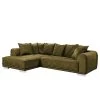 Fredriks Canapé d’angle Upland - Microfibre - Microfibre Salvo: Vert olive