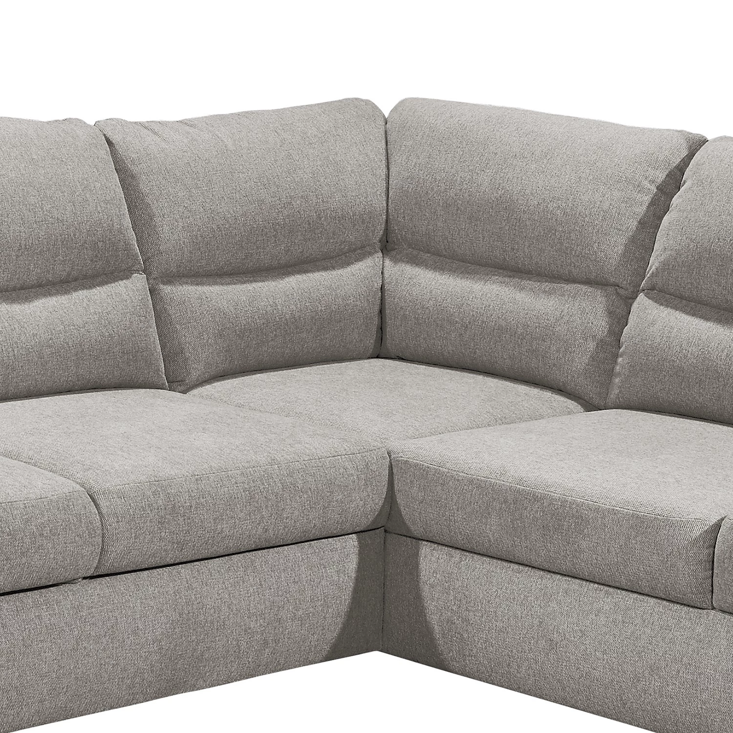 Fredriks Canapé d’angle Caldwell - Tissu - Tissu Roge: Argenté - Méridienne longue à droite (vue de face) 9 Fredriks Canapé d’angle Caldwell - Tissu - Tissu Roge: Argenté - Méridienne longue à droite (vue de face) – Image 9