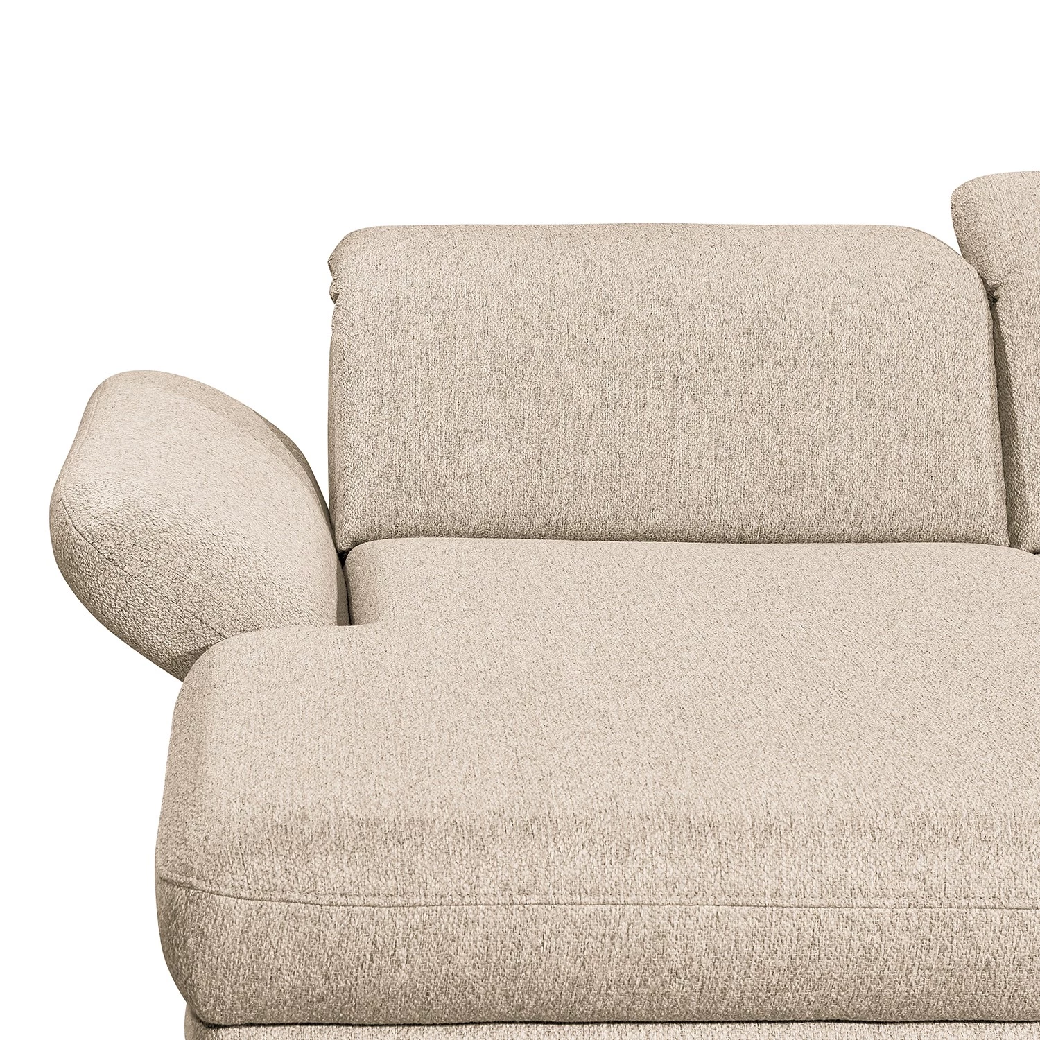 Fredriks Canapé panoramique Glenmoore - Tissu - Tissu Ganum: Lin - Méridienne courte à gauche / longue à droite (vue de face) 10 Fredriks Canapé panoramique Glenmoore - Tissu - Tissu Ganum: Lin - Méridienne courte à gauche / longue à droite (vue de face) – Image 10