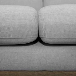 Mørteens Canapé d’angle Billund I - Tissu structuré - Gris clair - Méridienne courte à droite (vue de face) -Canapés Soldes Magasin 1000224346 200916 14025300856 DETAILS P000000001000224346