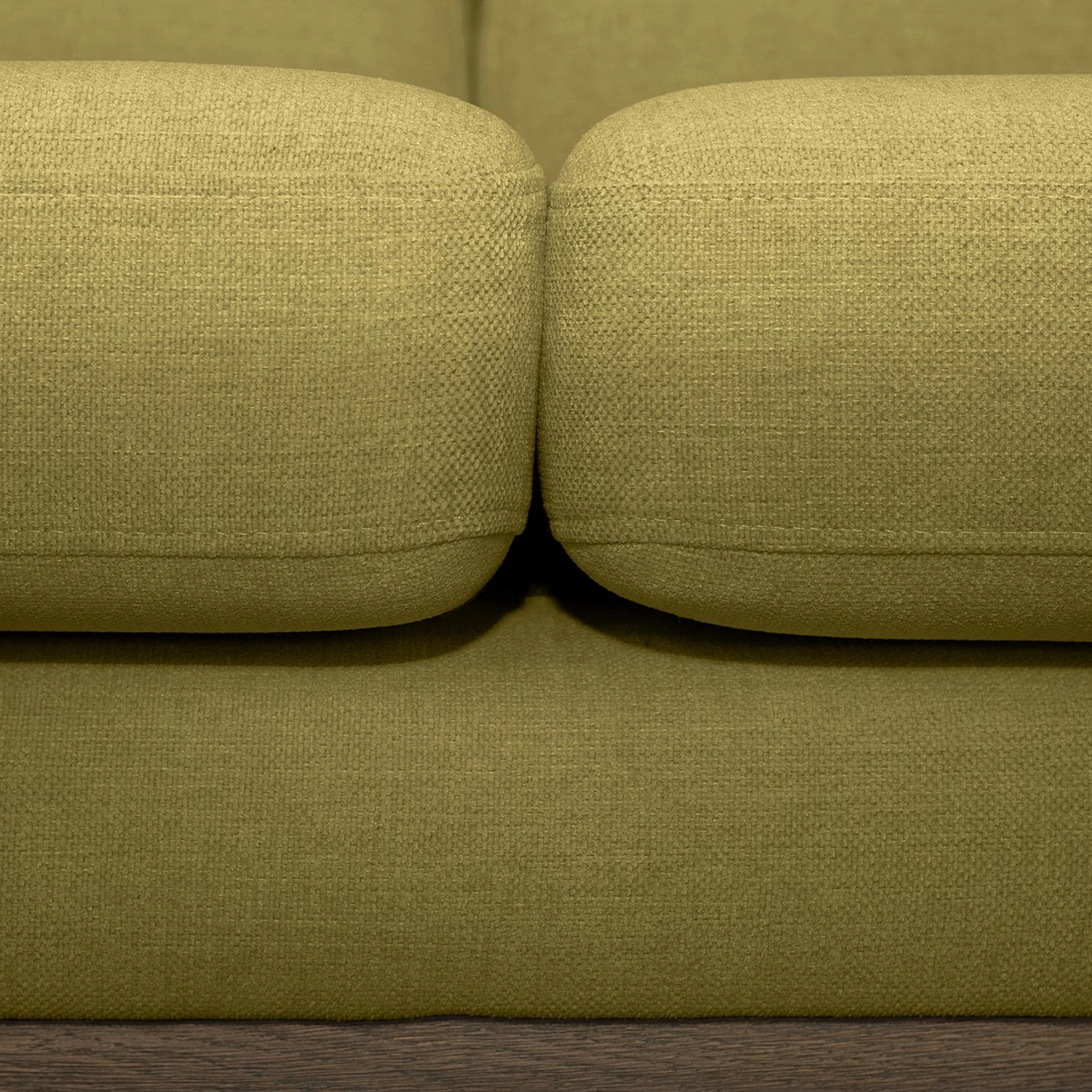 Mørteens Canapé d’angle Billund I - Tissu structuré - Vert olive - Méridienne courte à gauche (vue de face) 3 Mørteens Canapé d’angle Billund I - Tissu structuré - Vert olive - Méridienne courte à gauche (vue de face) – Image 3