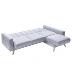 Fredriks Canapé d’angle Cropwell - Tissu - Tissu Ramse: Bleu clair - Méridienne courte à droite (vue de face) -Canapés Soldes Magasin 1000225147 210305 12300900083 DETAILS P000000001000225147