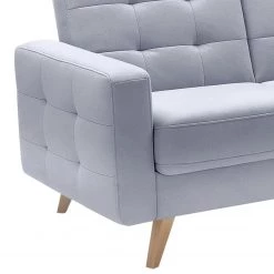 Fredriks Canapé d’angle Cropwell - Tissu - Tissu Ramse: Bleu clair - Méridienne courte à droite (vue de face) -Canapés Soldes Magasin 1000225147 210305 12301000086 DETAILS P000000001000225147