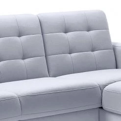 Fredriks Canapé d’angle Cropwell - Tissu - Tissu Ramse: Bleu clair - Méridienne courte à droite (vue de face) -Canapés Soldes Magasin 1000225147 210305 12301000087 DETAILS P000000001000225147