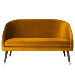 Ridgevalley Canapé Volonne (2 places) - Velours Ravi: Jaune moutarde -Canapés Soldes Magasin 1000227316 210319 14064700199 DETAILS P000000001000227316