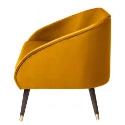 Ridgevalley Canapé Volonne (2 places) - Velours Ravi: Jaune moutarde -Canapés Soldes Magasin 1000227316 210319 14064700200 DETAILS P000000001000227316