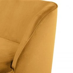 Ridgevalley Canapé Voiteur (2-3 places) - Microfibre Sela: Jaune maïs - Hêtre foncé -Canapés Soldes Magasin 1000227395 210416 13154500268 DETAILS P000000001000227395