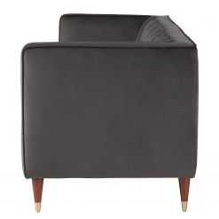 Red Living Canapé Suzy (2-3 places) - Velours Ravi: Gris -Canapés Soldes Magasin 1000227441 210416 13165600331 DETAILS P000000001000227441