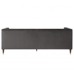 Red Living Canapé Suzy (2-3 places) - Velours Ravi: Gris -Canapés Soldes Magasin 1000227441 210416 13165600332 DETAILS P000000001000227441