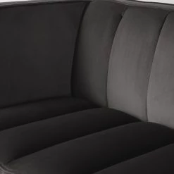 Red Living Canapé Suzy (2-3 places) - Velours Ravi: Gris -Canapés Soldes Magasin 1000227441 210416 13165800334 DETAILS P000000001000227441