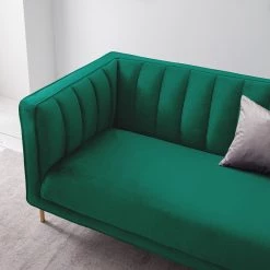 Jack & Alice Canapé Borlo (2 places) - Vert foncé 26 Jack & Alice Canapé Borlo (2 places) - Vert foncé -Canapés Soldes Magasin 1000227590 210702 06194500078 DETAILS P000000001000227590