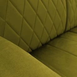 Ars manufacti Canapé Menet (2 places) - Velours - Velours Ravi: Jaune moutarde -Canapés Soldes Magasin 1000231890 210205 07431100594 DETAILS P000000001000231890