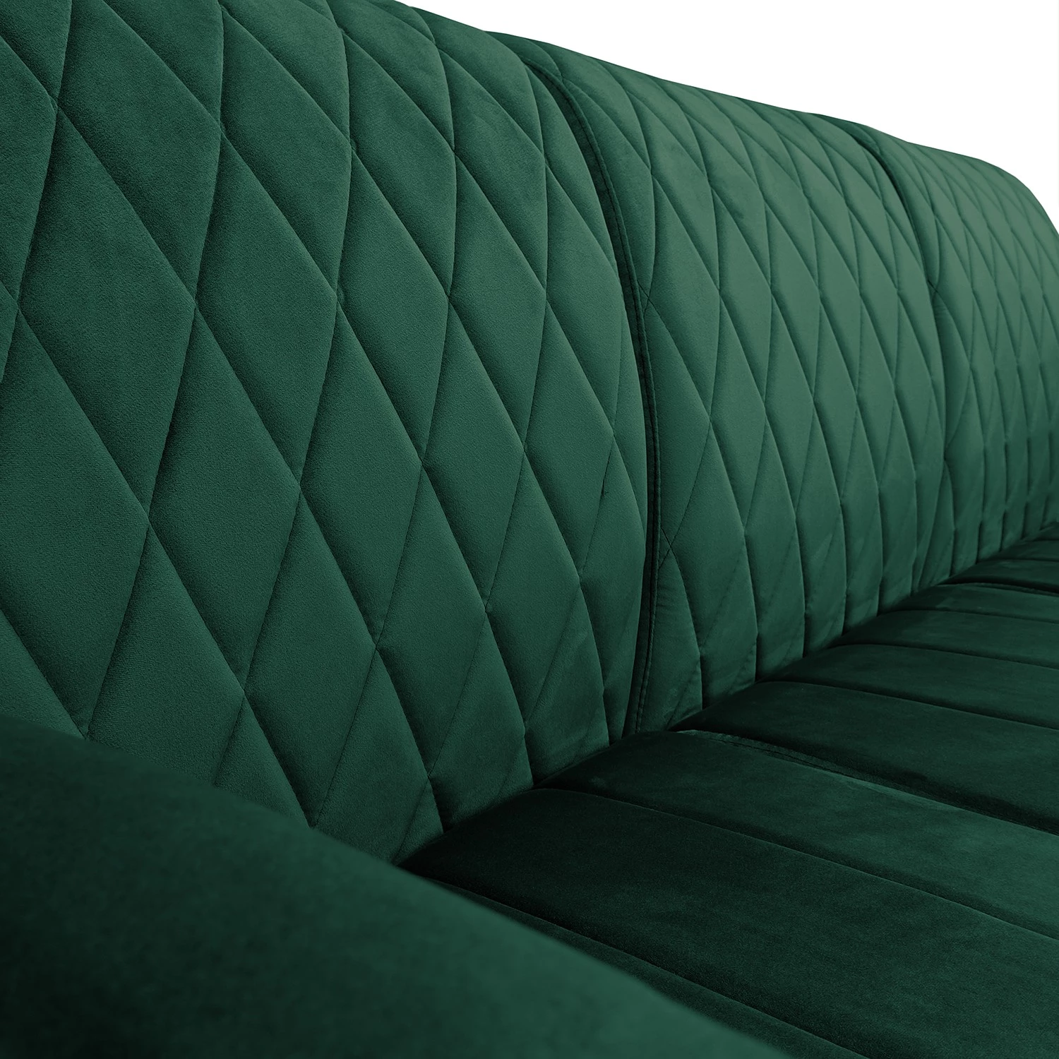 Ars manufacti Canapé Menet (3 places) - Velours - Velours Ravi: Vert vieilli 8 Ars manufacti Canapé Menet (3 places) - Velours - Velours Ravi: Vert vieilli – Image 8