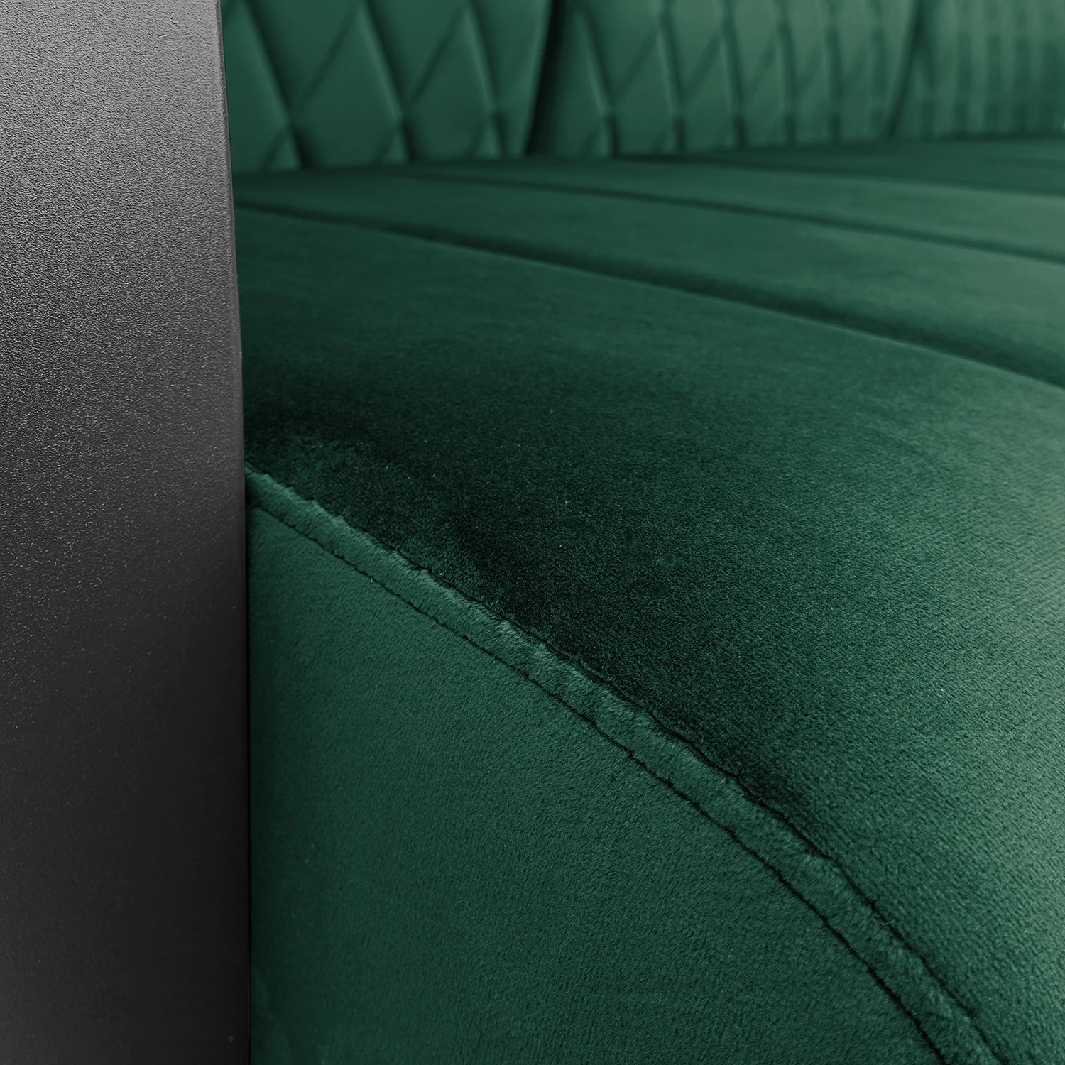 Ars manufacti Canapé Menet (3 places) - Velours - Velours Ravi: Vert vieilli 9 Ars manufacti Canapé Menet (3 places) - Velours - Velours Ravi: Vert vieilli – Image 9