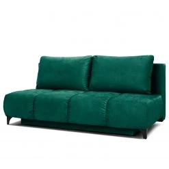 Jack & Alice Canapé convertible Red Oak - Velours - Velours Onoli: Vert vieilli