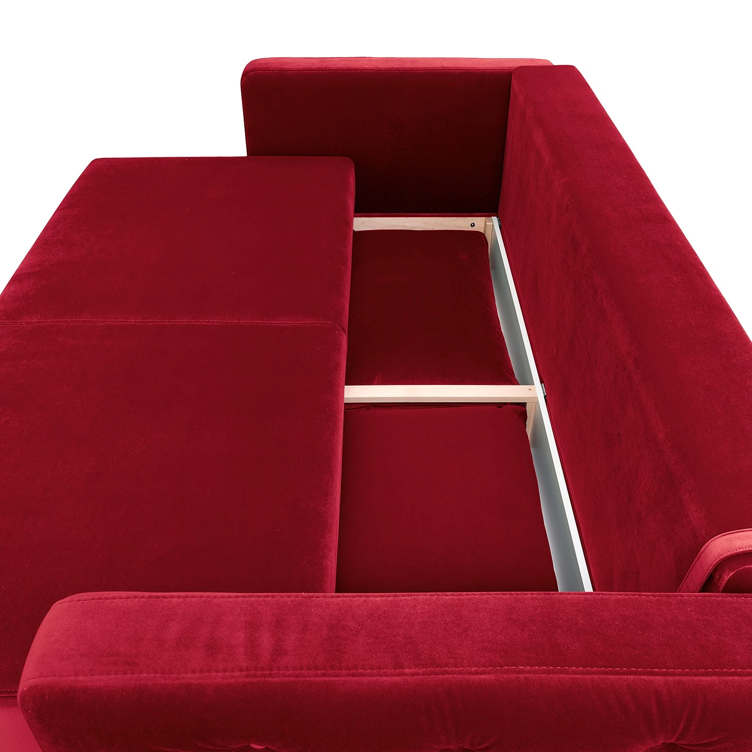 Jack & Alice Grand canapé Cape Vincent - Velours - Velours Vaia: Bordeaux 7 Jack & Alice Grand canapé Cape Vincent - Velours - Velours Vaia: Bordeaux – Image 7