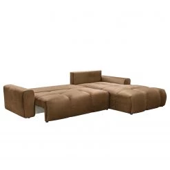 Jack & Alice Canapé d’angle Saint Veep - Velours - Velours Onoli: Beige - Méridienne courte à droite (vue de face) -Canapés Soldes Magasin 1000235662 211007 13010300079 DETAILS P000000001000235662