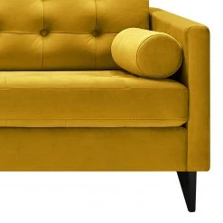 Studio Copenhagen Canapé Powder (3 places) - Velours Houki: Jaune moutarde - Noir -Canapés Soldes Magasin 1000238930 210121 14465601318 DETAILS P000000001000238930