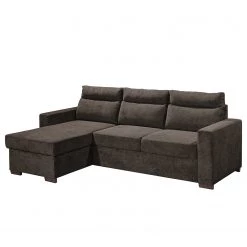 Loftscape Canapé d’angle Veuves - Microfibre - Microfibre Ranu: Gris minéral