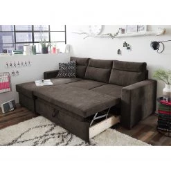 Loftscape Canapé d’angle Veuves - Microfibre - Microfibre Ranu: Gris minéral -Canapés Soldes Magasin 1000241635 210127 18065800023 MOOD DETAILS P000000001000241635 mood