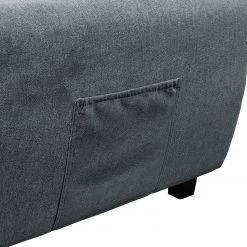 Loftscape Canapé d’angle Viersat - Microfibre - Microfibre Ranu: Anthracite - Méridienne courte à gauche (vue de face) -Canapés Soldes Magasin 1000241679 210127 18150900377 DETAILS P000000001000241679