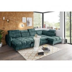 Loftscape Canapé panoramique Grillon - Velours - Velours Insa: Bleu fumée - Méridienne courte à gauche / longue à droite (vue de face) 19 Loftscape Canapé panoramique Grillon - Velours - Velours Insa: Bleu fumée - Méridienne courte à gauche / longue à droite (vue de face) -Canapés Soldes Magasin 1000241705 210127 18245900671 MOOD DETAILS P000000001000241705 mood