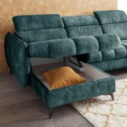 Loftscape Canapé panoramique Grillon - Velours - Velours Insa: Bleu fumée - Méridienne courte à gauche / longue à droite (vue de face) 25 Loftscape Canapé panoramique Grillon - Velours - Velours Insa: Bleu fumée - Méridienne courte à gauche / longue à droite (vue de face) -Canapés Soldes Magasin 1000241705 210127 18250800677 DETAILS P000000001000241705