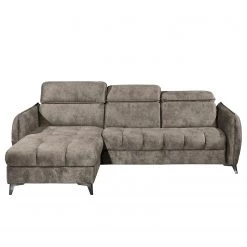 Loftscape Canapé d’angle Grillon - Velours - Velours Insa: Gris minéral -Canapés Soldes Magasin 1000241711 210127 18265400752 DETAILS P000000001000241711