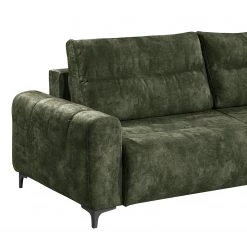 Loftscape Canapé d’angle Venouse - Velours - Velours Insa: Vert mousse - Méridienne courte à droite (vue de face) -Canapés Soldes Magasin 1000241732 210127 18331500988 DETAILS P000000001000241732