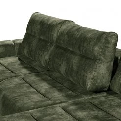 Loftscape Canapé d’angle Venouse - Velours - Velours Insa: Vert mousse - Méridienne courte à droite (vue de face) -Canapés Soldes Magasin 1000241732 210127 18331700989 DETAILS P000000001000241732