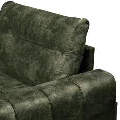 Loftscape Canapé d’angle Venouse - Velours - Velours Insa: Vert mousse - Méridienne courte à droite (vue de face) -Canapés Soldes Magasin 1000241732 210127 18331900990 DETAILS P000000001000241732