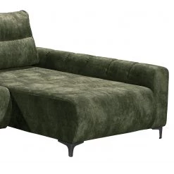 Loftscape Canapé d’angle Venouse - Velours - Velours Insa: Vert mousse - Méridienne courte à droite (vue de face) -Canapés Soldes Magasin 1000241732 210127 18332000991 DETAILS P000000001000241732