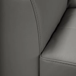 Fredriks Ecksofa White Pine - Cuir Mabra: Gris - Méridienne longue à droite (vue de face) -Canapés Soldes Magasin 1000241953 210208 14264800253 DETAILS P000000001000241953