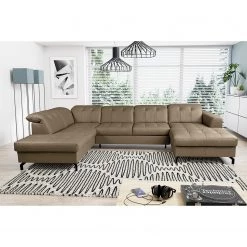 Fredriks Canapé panoramique White Pine - Cuir Mabra: Taupe - Méridienne courte à droite / longue à gauche (vue de face) -Canapés Soldes Magasin 1000241956 210208 14270400281 MOOD DETAILS P000000001000241956 mood