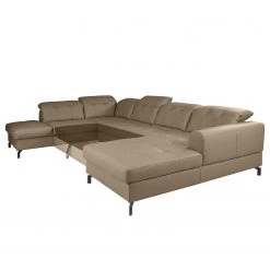 Fredriks Canapé panoramique White Pine - Cuir Mabra: Taupe - Méridienne courte à droite / longue à gauche (vue de face) -Canapés Soldes Magasin 1000241956 210208 14270700284 DETAILS P000000001000241956