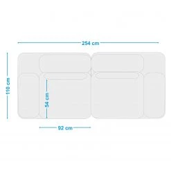 Fredriks Canapé Lirac (3 places) - Tissu - Tissu Sogol: Gris -Canapés Soldes Magasin 1000243277 210330 18215800615 SKETCH DETAILS P000000001000243277 sketch
