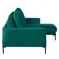 Fredriks Canapé d’angle Grossa - Velours - Velours Vaia: Vert vieilli - Méridienne courte à droite (vue de face) -Canapés Soldes Magasin 1000243304 210330 18222000993 DETAILS P000000001000243304