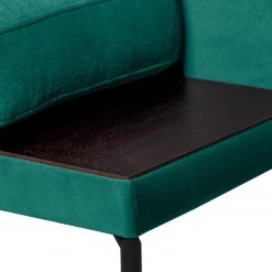 Fredriks Canapé d’angle Grossa - Velours - Velours Vaia: Vert vieilli - Méridienne courte à droite (vue de face) -Canapés Soldes Magasin 1000243304 210330 18222100999 DETAILS P000000001000243304