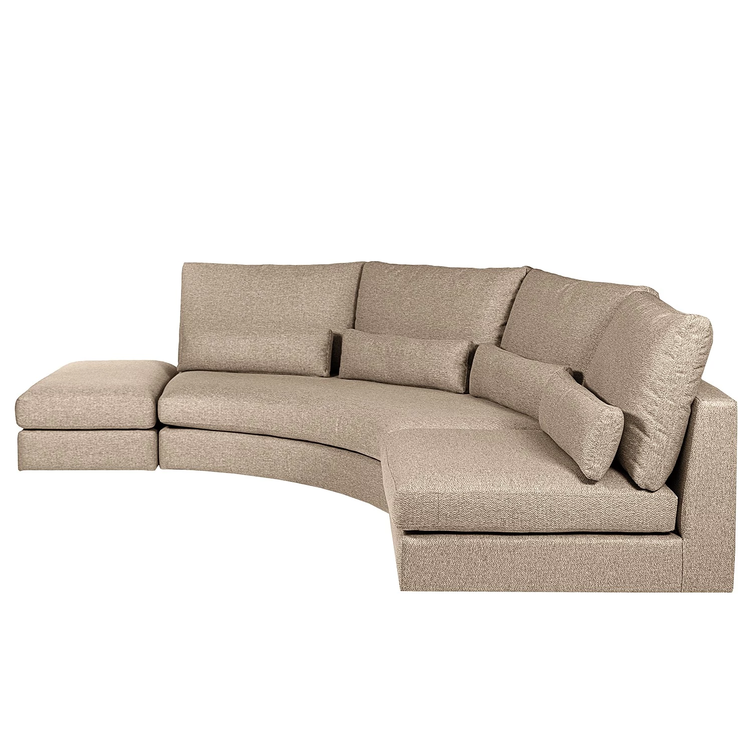 Fredriks Canapé d’angle Gurat - Tissu - Tissu Sada: Beige - Méridienne longue à gauche (vue de face) 3 Fredriks Canapé d’angle Gurat - Tissu - Tissu Sada: Beige - Méridienne longue à gauche (vue de face) – Image 3