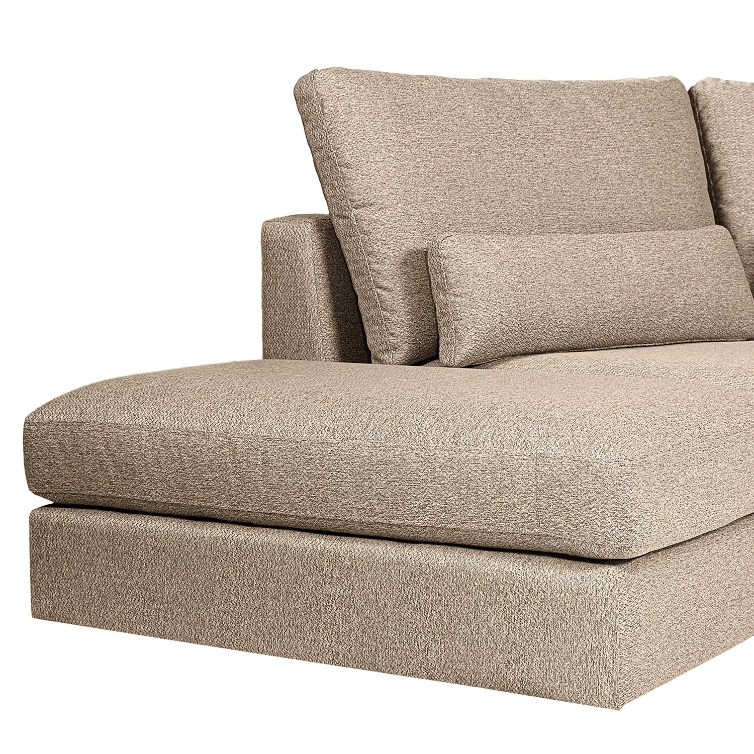 Fredriks Canapé d’angle Gurat - Tissu - Tissu Sada: Beige - Méridienne longue à gauche (vue de face) 7 Fredriks Canapé d’angle Gurat - Tissu - Tissu Sada: Beige - Méridienne longue à gauche (vue de face) – Image 7