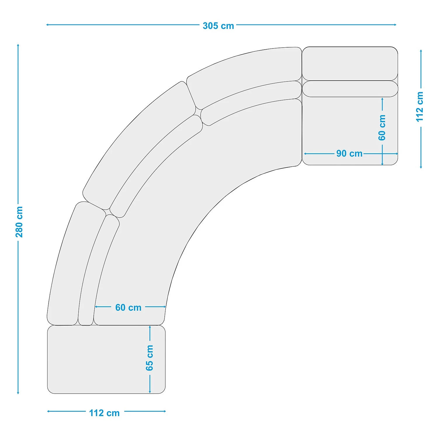 Fredriks Canapé d’angle Gurat - Tissu - Tissu Sada: Beige - Méridienne longue à gauche (vue de face) 11 Fredriks Canapé d’angle Gurat - Tissu - Tissu Sada: Beige - Méridienne longue à gauche (vue de face) – Image 11