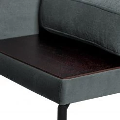 Fredriks Canapé panoramique Grossa - Velours - Velours Vaia: Gris foncé - Méridienne courte à gauche / longue à droite (vue de face) -Canapés Soldes Magasin 1000243322 210330 18224101236 DETAILS P000000001000243322