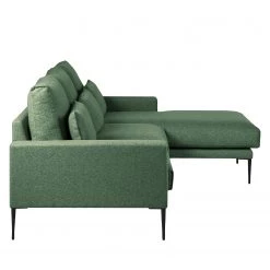 Fredriks Canapé d’angle Garlin - Tissu - Tissu Sogol: Vert - Méridienne courte à droite (vue de face) -Canapés Soldes Magasin 1000243326 210330 18224701283 DETAILS P000000001000243326