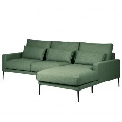 Fredriks Canapé d’angle Garlin - Tissu - Tissu Sogol: Vert - Méridienne courte à droite (vue de face) -Canapés Soldes Magasin 1000243326 210330 18224701284 DETAILS P000000001000243326